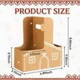 thumbnail image 4 of Gingerbread Drink Holder, 2 Cup Drink Carrier with Handle, 4 of 8