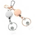 thumbnail image 3 of UPOUART 2Pcs Badge Holders Heavy Retractable Key Chain for Everyday Use Workplace School 4.2x1x0.3in, 3 of 8