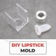 thumbnail image 5 of 3 piece set DIY 12.1mm simple lipstick filling tube silicone mold aluminum ring single hole bracket, 5 of 5