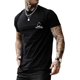 thumbnail image 1 of playera de manga corta con cuello redondo y estampado de oso para hombre Negro-b XL Negro-b XL Xishao ropa, 1 of 2
