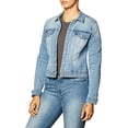 thumbnail image 2 of Jessica Simpson Womens Plus Size Pixie Classic Feminine Fit Crop Jean Jacket 3X Maude, 2 of 4