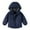 Dark Blue, variant on Boys' Heavyweight Hooded Puffer Jacket Thicken Warm Zip Up Cotton Winter Coat with Pockets 2-12 Years (11 Years, Khaki)