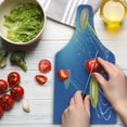 thumbnail image 3 of Jellyfish Cutting Board, Abstract Bloom of Animals Exotic Nature Sea Life Print, Decorative Tempered Glass Cutting and Serving Board, in 3 Sizes, by Ambesonne, 3 of 5