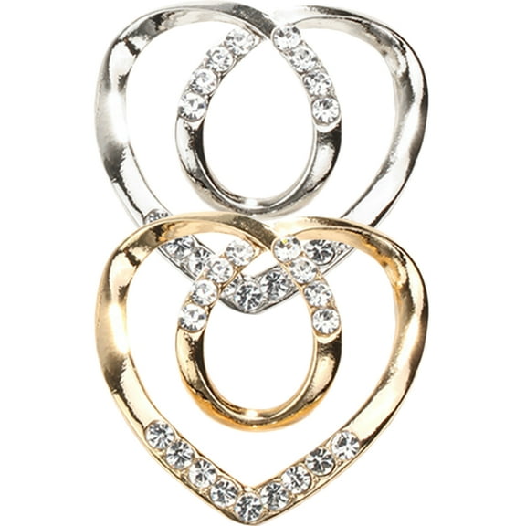 Raindrops Durable Alloy Clothing Ring Holder, Stylish and Practical 2Pcs