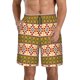 thumbnail image 1 of Balery Aztec Traje de Baño Estilo Hawaiano para Hombre, Shorts de Secado Rápido con Bolsillos-Medium, 1 of 6