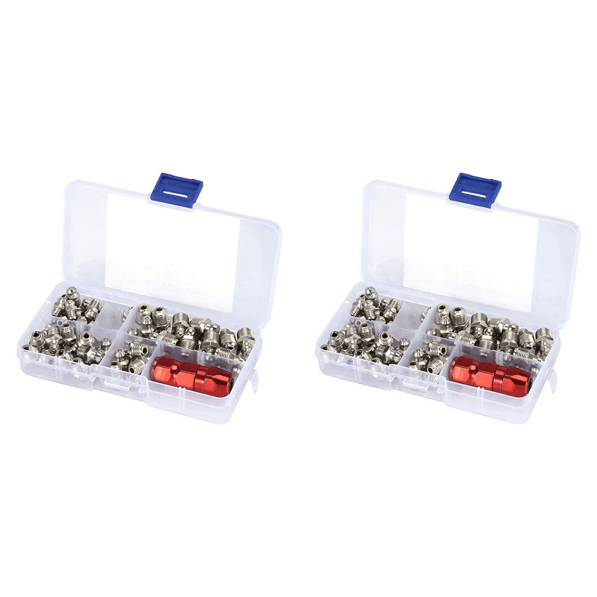Boquillas De Engrase Para Tornillos GYSRXS 45 Piezas Surtido De Engrasadores Para Prensas De Engrase Kits De Surtido De Accesorios De Engrasador De