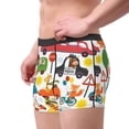 thumbnail image 2 of Gukieu Transports with Animals Print Men's Boxer Briefs, High Elastic Moisture Wicking Boxer Briefs Underwear-Medium, 2 of 5
