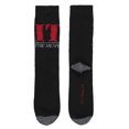 thumbnail image 5 of Stephen King's IT The Movie Pennywise The Clown We All Float Down Here 2 Pack Athletic Crew Socks, 5 of 7