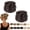 C, variant on Cropped Hair Wig Hair Tie, 2pcs Messy Bun Scrunchie for Women, Curly Updo
