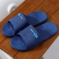 thumbnail image 2 of Leozcaa Shower Shoes for Women and Men Bathroom Slippers Non Slip House Slides Lightweight Beach Sandals, 2 of 6