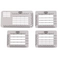 thumbnail image 2 of Envelope Addressing Guide Stencil Template Set, BENBO 4 Styles Lettering Envelope Addressing Stencil for Making Card, 2 of 4