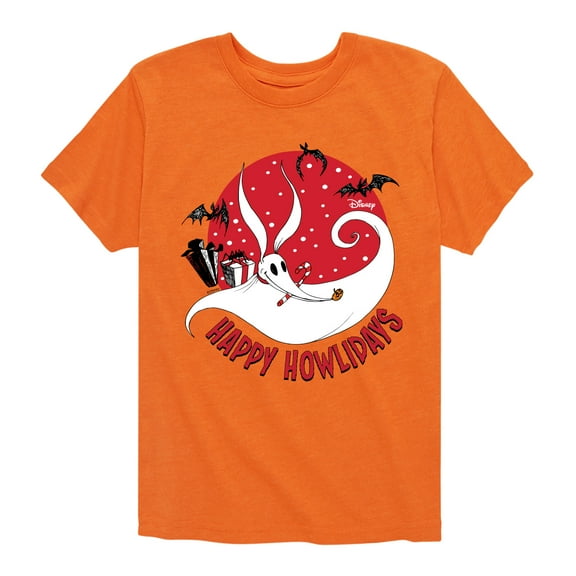 The Nightmare Before Christmas - Happy Howlidays - Toddler And Youth Short Sleeve Graphic T-Shirt