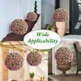 thumbnail image 6 of Towallmark 2 PCS 17.7'' Artificial Topiary Balls UV Protected, Flower Topiary Balls Decorative Balls for Indoor Outdoor Decor, Wedding Decoration, Pink Rose, 6 of 7