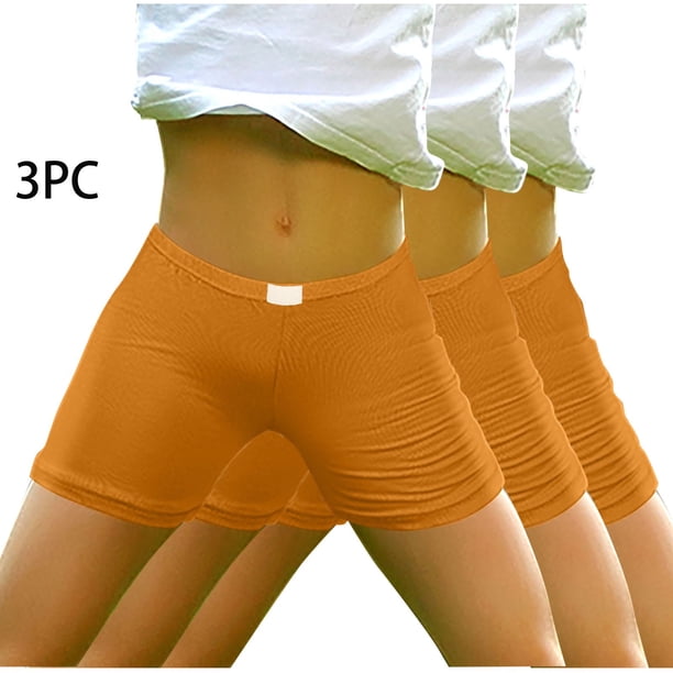 Odeerbi 3-14 Años Niñas 3 Pcs Algodón Pantalones Cortos Verano Seguridad Bajo Vestido Slip Pantalones Cortos Encaje Yoga Danza Pantalones Cortos Cintura Elástica