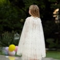 thumbnail image 4 of KAWELL Girls Princess Cape Shiny Party Props Kids Halloween Dress up, 4 of 6