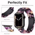 thumbnail image 4 of LGSY Compatible with Apple Watch band 42mm 44mm 45mm 49mm Women Men iwatch Resin Bands for apple watch series 8 7 6 5 4 3 2 1 SE Ultra, 4 of 7