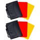 thumbnail image 1 of Juegos de Tarjetas de áRbitro de FúTbol de 2 Paquetes, Tarjetas Rojas y Amarillas de áRbitro de Advertencia con Hojas de Puntaje de Billetera, Accesorios de FúTbol de LáPiz, 1 of 8