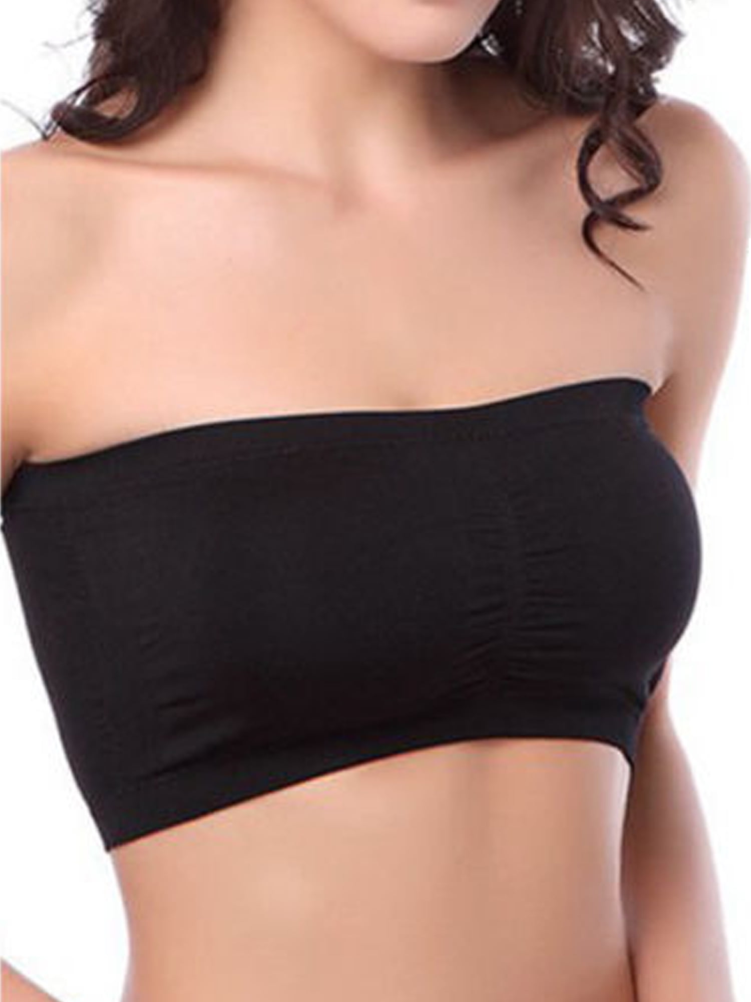 strapless bra with removable pads