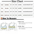 thumbnail image 2 of YANHAIGONG Women's Push Up Front Buckle Bra Wide Shoulder Straps Gathered And Shaped Bra Sexy Comfortable Breathable Daily Bra Bra For Plus Size Clearance For Women, 2 of 3