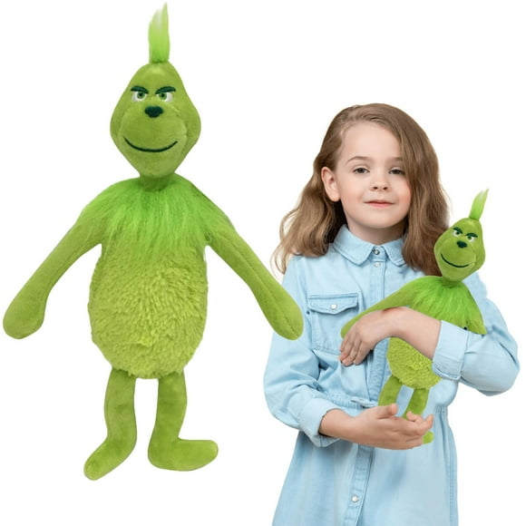 Jouets des Fêtespoupée Grinchpoupée en Peluche de Noël Poupée Verte Convient pour Décorations/cadeaux de Noël Halloween Bonhomme de Neige de Noël Figurine Faite à la Main Jouet Peluche Rembourrée pour Cadeau1x Poupée Grimm