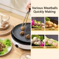 thumbnail image 6 of Meatball Press Maker With Container: Meat Baller Maker Cooking Tools, Kitchen Extruded Meatball Maker Tool, DIY Easy Meatball Maker Mold Set, Mince Freezer Storage (Yellow), 6 of 12