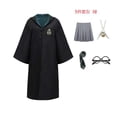 thumbnail image 1 of Ravencalaw Slytherin Hufflepuff vestido de escuela mágica, disfraz de Hermione Granger, Halloween, Unisex, niños y adultos, 1 of 4