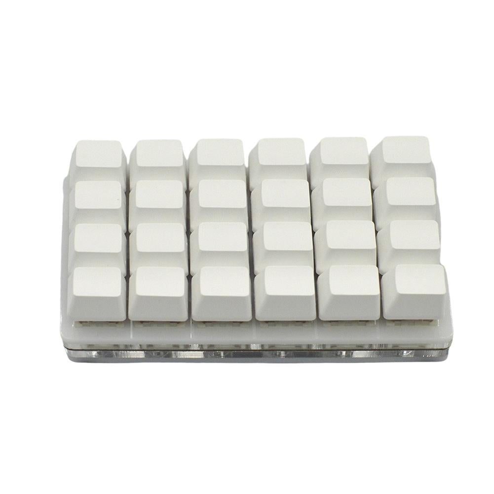 New Programmable Mechanical Keyboard 6keys Macro Keypad Green / Red Switch Diy Customize Usb Programming Shortcut Key Osu!