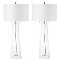 thumbnail image 6 of SAFAVIEH Myrtle 38 in. H Glass Column Table Lamp, Clear, Set of 2, 6 of 7