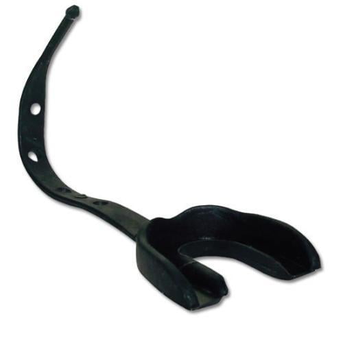 Football Mouth Guard with Strap by Adams Adult Size Color Black