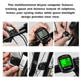 thumbnail image 2 of WEST BIKING Solar-Powered Wireless Bike Computer with Large Display, Waterproof & Nightlight for Mountain & Road Bikes, 2 of 7