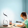 thumbnail image 2 of BESKETIE Lampe de Table LED Moderne en Spirale, Ensemble de 2, Lampe de Table 10 W à Commande Tactile avec Ports de Recharge USB, 3 Modes de Couleur à Intensité Réglable pour Table de Chevet et Bureau, 2 of 8