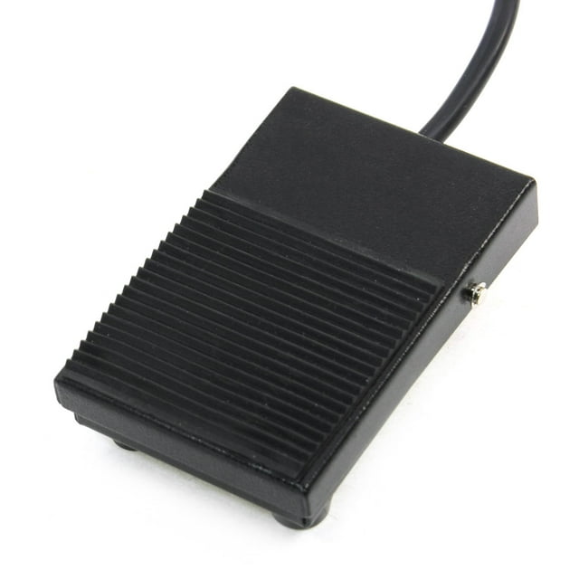 Interruptor de pedal de acción momentánea antideslizante 250VAC 10A 1NO 1NC