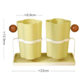 thumbnail image 4 of Support Multifonctionnel Rangement Baguettes Tube Mode Simple Rangement Mural Solide Rangement Ménager Baguettes Cage C, 4 of 5