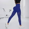 thumbnail image 2 of Women High Waisted Yoga Pants Mesh Cutout Design Breathable Stretchy Workout Leggings for Gym Running Lounge Comfortable Athletic Wear, 2 of 5