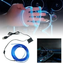 Car Interior Accessories - Car Fluorescent Light for Automotive Enhancement with LED Color Options and Music Sync to Illuminate Your Drive