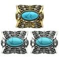 thumbnail image 1 of Miangastore 3pcs Vintage Hollow Scarf Rings Rhinestone Scarf Clips Retro Shawl Buckle Clasps, 1 of 9
