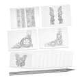 thumbnail image 2 of Bolígrafo trazador de cuero con papel para tallar patrones, repuestos, herramientas de soldadura, bolígrafo trazador práctico para trabajar cuero y, 2 of 8
