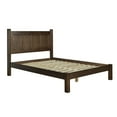 thumbnail image 6 of Grain Wood Furniture Shaker Solid Wood Panel Platform Bed, Queen Size, Expresso, 6 of 7