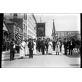 thumbnail image 1 of 24"x36" Gallery Poster, Civil War Musicians in a Memorial Day parade in Los Angeles, ca.1915 (CHS-14141), 1 of 1