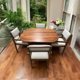 thumbnail image 2 of Comedor de madera de parota para 4 personas color beige, 2 of 10