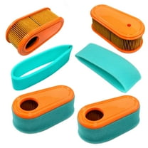 HQRP 4-pack Air Filter Kit (Cartridge   Foam Pre-Cleaner) for Briggs & Stratton 5419, 5419K, 795066, 796254, 4240, 4261