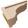thumbnail image 6 of 6"W x 18"D x 12"H Classic Bryant Rough Cedar Woodgrain TimberThane Corbel, Primed Tan, 6 of 6