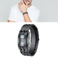 thumbnail image 4 of Mens LED Digital Watch FASHIONABLE BLUE BACKLIGHT QUARTZ TIMEPIECE FOR OUTDOOR PARTIES Mens Binary Watch  Watch Binary Watch Men Mens Binary Wristwatch Digital LED Watch, 4 of 7