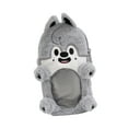 thumbnail image 1 of Portatarjetas de peluche con forma de animal, portátil, multifuncional, pequeño Lobo gris, 1 of 8