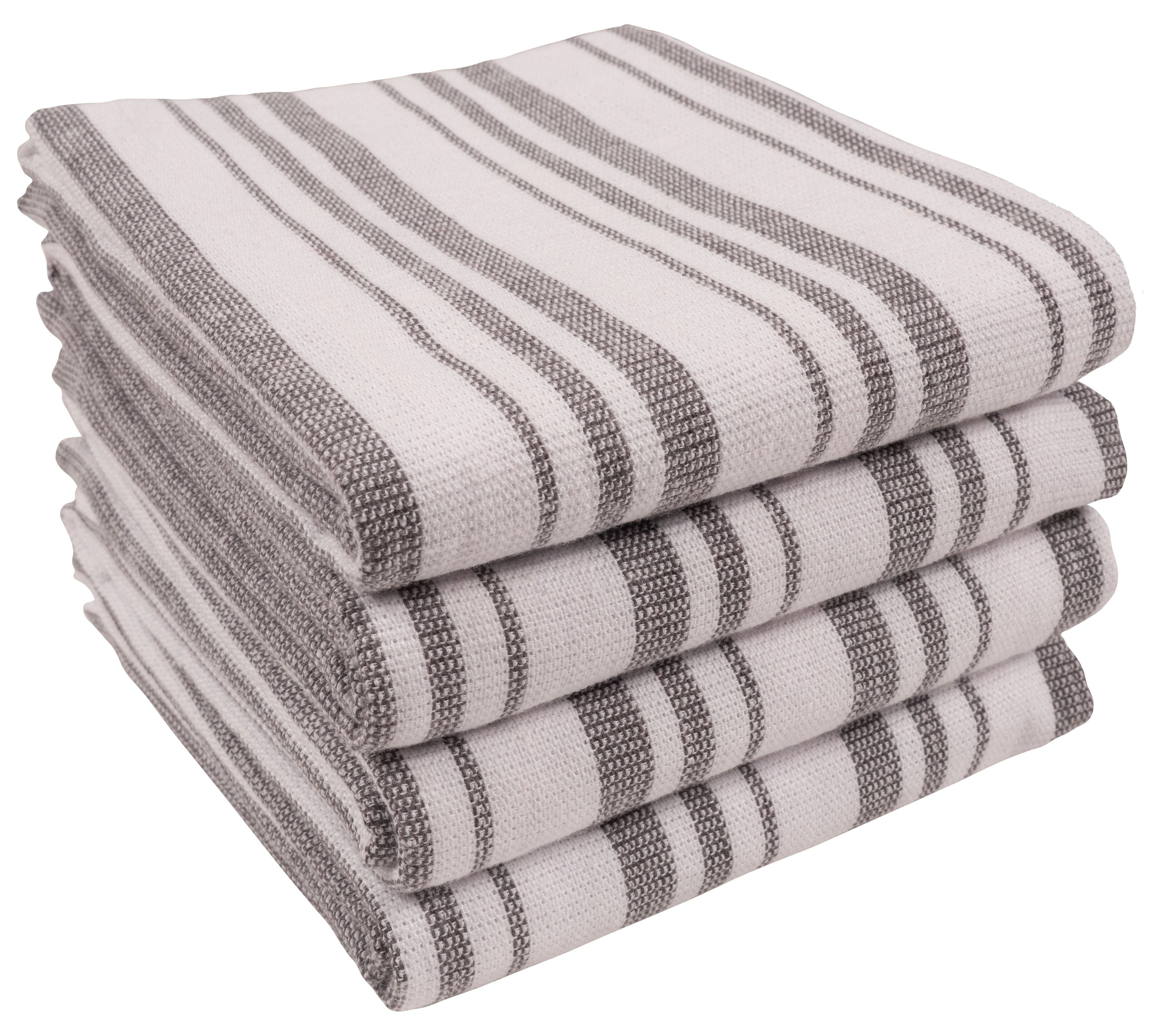 Set of 4 100 Cotton Absorbent and Function Kitchen Utility Towels