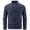 Dark Blue, variant on ZCFZJW Mens Quarter Zip Pullover Fleece Sweater Casual Fall Winter Thick Warm Long Sleeve Stand Collar Sweatshirt Lightweight Thermal Jacket Black L