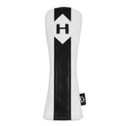 Sahara White Quilted Retro Golf Headcover Set - 5 Pack (Driver, #3, 5, X and Hybrid)