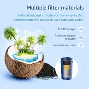AQUA CREST CRF-950Z® NSF Certified Pitcher Water Filter, Replacement for PPT700W, CR-1100C and PPF951K Water Filter (Pack of 3)