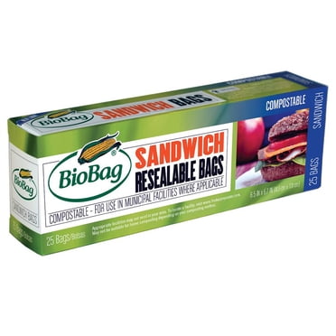 BioBag 100% Certified Compostable Produce Bags, Designed...