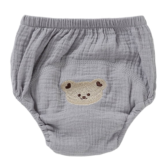 Zshosam Diaper Covers for Boys Boys Underwear, Soft Tagless Panties for Toddlers' & Little Kids' Comfort, Breathable Boxer Briefs Size 1T 2T,(Grey 1-2 Years)